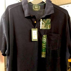 G. H. & Co. Bass Bluewater Bay Navy Polo